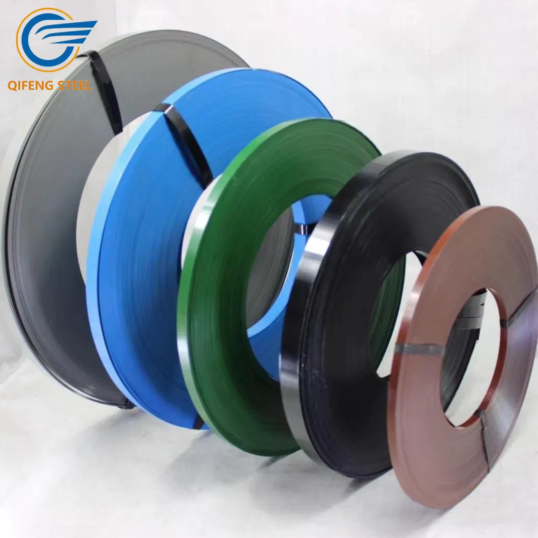 Q235 Q235B Q195 65mn Zinc Coated Hot Dipped Galvanized Mill Carbon Steel Strip Spring Gi High Carbon Steel Packing Blue/Black/Paint/Green/ Steel Flat Strapping