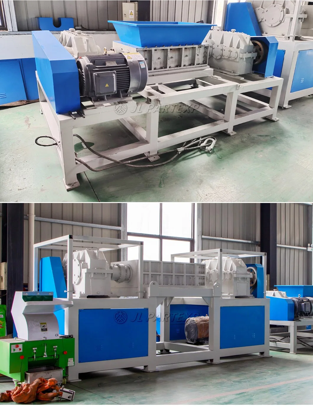 Single Shaft Cargo Ship/Freight/Fishing Boat/Shipboard Marine Food Waste Plastic Bottle Aluminum Pop Can Bucket Beer Canpulverizer Crusher Lump Shredder Chipper